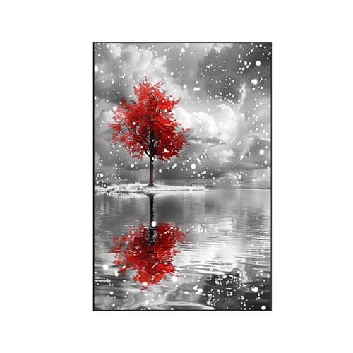 RNXAOPEN Katze Malen Nach Zahlen Erwachsene, Malen Nach Zahlen Baum, DIY Paint by Numbers Set Pinseln und Acrylfarben für Anfänger Geeignet mit Zimmer Deko Asthetik, Geschenke (90x120cm) E-Q von RNXAOPEN