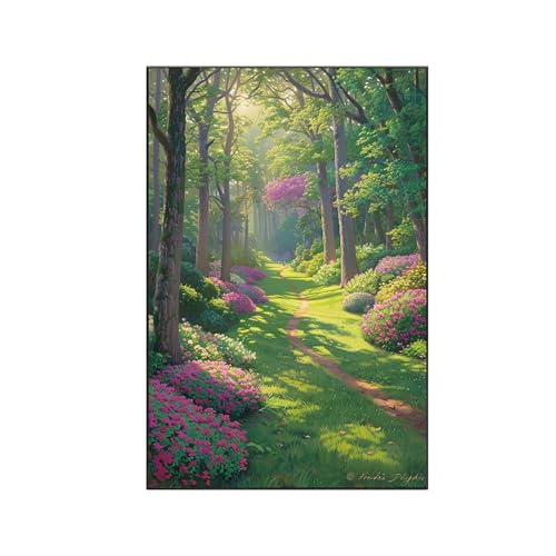 RNXAOPEN Katze Malen Nach Zahlen Erwachsene, Malen Nach Zahlen Wald, DIY Paint by Numbers Set Pinseln und Acrylfarben für Anfänger Geeignet mit Zimmer Deko Asthetik, Geschenke 80 x 100 cm 1-0 von RNXAOPEN