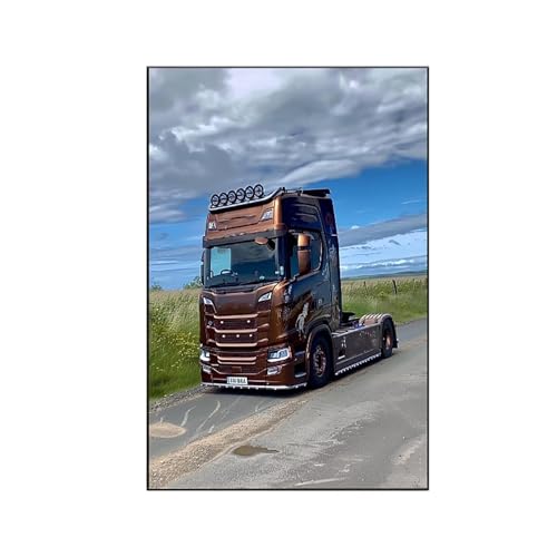 RNXAOPEN Malen Nach Zahlen Erwachsene Auto Malen Nach Zahlen, Paint by Numbers LKW Bastelset Erwachsene Frauen mit Pinseln und Acrylfarben für Deko Schlafzimmer, Geschenke für Frauen 70 x 95 cm 7-8 von RNXAOPEN