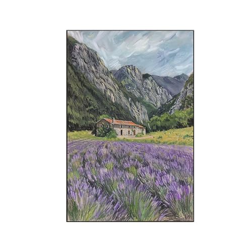 RNXAOPEN Malen Nach Zahlen Erwachsene Landschaft Malen Nach Zahlen, Paint by Numbers Lavendel Bastelset Erwachsene Frauen mit Pinseln und Acrylfarben für Deko Schlafzimmer, Geschenke 50 x 70 cm K-8 RNXAOPEN Malen Nach Zahlen Erwachsene Landschaft Malen Nach Zahlen, Paint by Numbers Lavendel Bastelset Erwachsene Frauen mit Pinseln und Acrylfarben für Deko Schlafzimmer, Geschenke 50 x 70 cm K-8 von RNXAOPEN