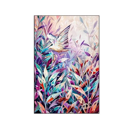 RNXAOPEN Tier Malen Nach Zahlen Erwachsene, Malen Nach Zahlen Vogel, DIY Paint by Numbers Set Pinseln und Acrylfarben für Anfänger Geeignet mit Zimmer Deko Asthetik, Geschenke (90x120cm) 2-3 von RNXAOPEN