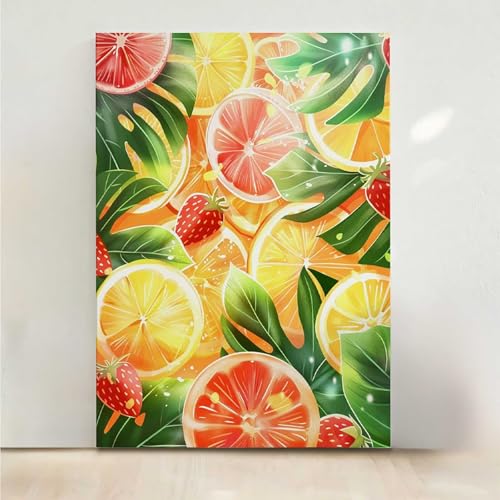 RNXAOPEN Zitrone Diamond Painting, 5D Obst Diamond Painting Erwachsene Diamant Malerei DIY Steine Kristall Kunst Bastelnset Erwachsene Anfänger Set, zur Zimmer Wanddeko, Geschenke 40x50CM PjY2131 2-K RNXAOPEN Zitrone Diamond Painting, 5D Obst Diamond Painting Erwachsene Diamant Malerei DIY Steine Kristall Kunst Bastelnset Erwachsene Anfänger Set, zur Zimmer Wanddeko, Geschenke 40x50CM PjY2131 2-K von RNXAOPEN