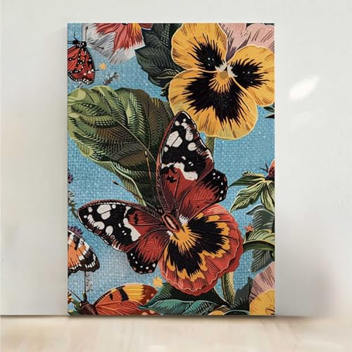 Schmetterling Diamond Painting, 5D Blume Diamond Painting Erwachsene Diamant Malerei DIY Steine Kristall Kunst Bastelnset Erwachsene Anfänger Set, zur Zimmer Wanddeko, Geschenke 70x95CM PjY939 9-R Schmetterling Diamond Painting, 5D Blume Diamond Painting Erwachsene Diamant Malerei DIY Steine Kristall Kunst Bastelnset Erwachsene Anfänger Set, zur Zimmer Wanddeko, Geschenke 70x95CM PjY939 9-R von RNXAOPEN