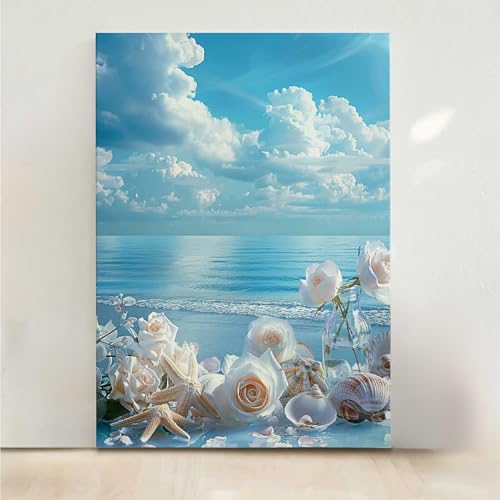 Seestern Diamond Painting, 5D Blume Diamond Painting Erwachsene Diamant Malerei DIY Steine Kristall Kunst Bastelnset Erwachsene Anfänger Set, zur Zimmer Wanddeko, Geschenke 30x40CM PjY2021 E-S Seestern Diamond Painting, 5D Blume Diamond Painting Erwachsene Diamant Malerei DIY Steine Kristall Kunst Bastelnset Erwachsene Anfänger Set, zur Zimmer Wanddeko, Geschenke 30x40CM PjY2021 E-S von RNXAOPEN