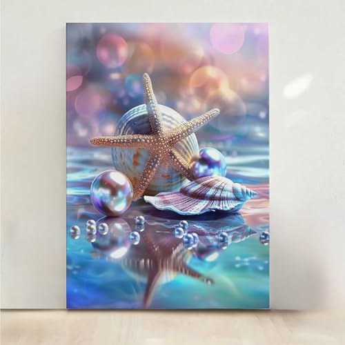 Seestern Diamond Painting, 5D HüLse Diamond Painting Erwachsene Diamant Malerei DIY Steine Kristall Kunst Bastelnset Erwachsene Anfänger Set, zur Zimmer Wanddeko, Geschenke 60x80cm PjY5263 T-G Seestern Diamond Painting, 5D HüLse Diamond Painting Erwachsene Diamant Malerei DIY Steine Kristall Kunst Bastelnset Erwachsene Anfänger Set, zur Zimmer Wanddeko, Geschenke 60x80cm PjY5263 T-G von RNXAOPEN