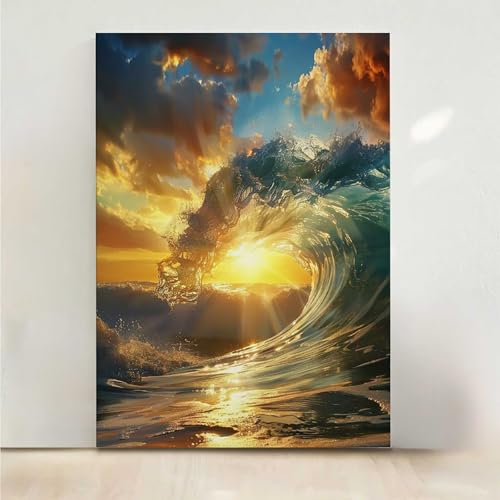 Sonnenuntergang Diamond Painting, 5D Meerblick Diamond Painting Erwachsene Diamant Malerei DIY Steine Kristall Kunst Bastelnset Erwachsene Anfänger Set, zur Zimmer Wanddeko 30x40cm PjY5223 O-I Sonnenuntergang Diamond Painting, 5D Meerblick Diamond Painting Erwachsene Diamant Malerei DIY Steine Kristall Kunst Bastelnset Erwachsene Anfänger Set, zur Zimmer Wanddeko 30x40cm PjY5223 O-I von RNXAOPEN