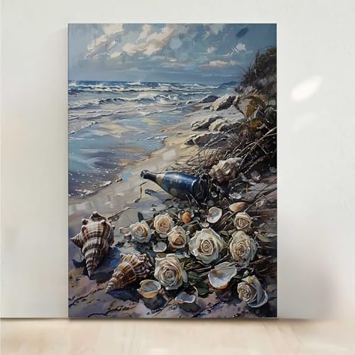 Strand Diamond Painting, 5D Hocker Diamond Painting Erwachsene Diamant Malerei DIY Steine Kristall Kunst Bastelnset Erwachsene Anfänger Set, zur Zimmer Wanddeko, Geschenke 30x40cm PjY1771 Y-2 Strand Diamond Painting, 5D Hocker Diamond Painting Erwachsene Diamant Malerei DIY Steine Kristall Kunst Bastelnset Erwachsene Anfänger Set, zur Zimmer Wanddeko, Geschenke 30x40cm PjY1771 Y-2 von RNXAOPEN