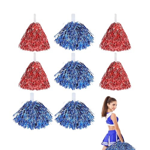 8 Stück Pompons, Pompons Cheerleader, Pompoms Cheerleading, Pom Poms Cheerleading, Cheerleader Pompons, Sportveranstaltungen Tanz Nacht Party Ballspiele Karnevalspartys Verwendet 8 Stück Pompons, Pompons Cheerleader, Pompoms Cheerleading, Pom Poms Cheerleading, Cheerleader Pompons, Sportveranstaltungen Tanz Nacht Party Ballspiele Karnevalspartys Verwendet von RNXSIB