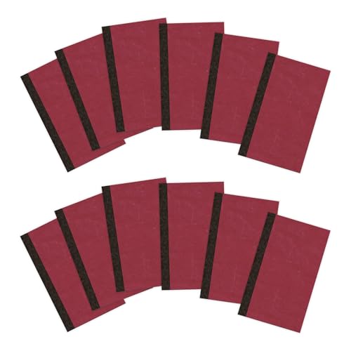 Roaring Spring Taschennotizbuch, 12 Stück, 15,6 x 9,5 cm, 72 Blatt weißes Papier, schmal liniert, robuster roter Einband Roaring Spring Taschennotizbuch, 12 Stück, 15,6 x 9,5 cm, 72 Blatt weißes Papier, schmal liniert, robuster roter Einband von ROARING SPRING