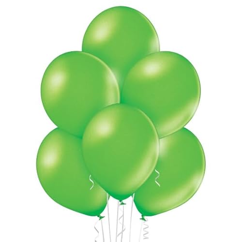 50 Luftballons Bio Latex 27 cm, Farbe:Lime Green Metallic 50 Luftballons Bio Latex 27 cm, Farbe:Lime Green Metallic von ROB'S BALLOONS