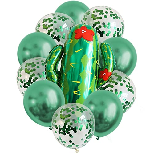 Kaktus Luftballons Set Grün Metallic Konfetti Geburtstag Hochzeit Folien Ballons Kaktus Luftballons Set Grün Metallic Konfetti Geburtstag Hochzeit Folien Ballons von ROB'S BALLOONS