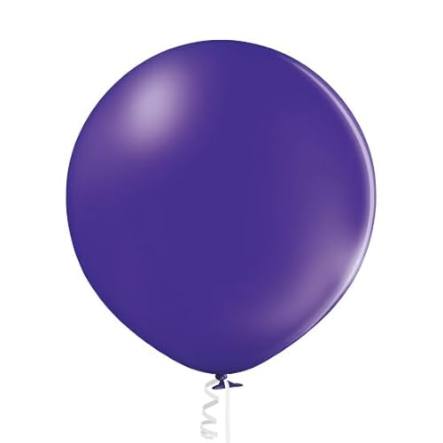 Luftballon XL 60 cm Latex Pastell Chrom Metallic Riesen Ballon Geburtstag Deko Party Bio Latex, Farbe:Royal Lilac Luftballon XL 60 cm Latex Pastell Chrom Metallic Riesen Ballon Geburtstag Deko Party Bio Latex, Farbe:Royal Lilac von ROB'S BALLOONS