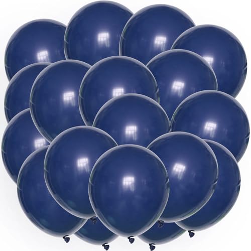Luftballons Latex 50 Stk. Party Geburtstag Deko Latex Helium Neon Pastell 30 cm, Farbe:Dunkelblau Luftballons Latex 50 Stk. Party Geburtstag Deko Latex Helium Neon Pastell 30 cm, Farbe:Dunkelblau von ROB'S BALLOONS