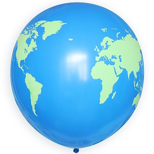 ROB'S BALLOONS XXL Luftballon Globus 60 cm Bio Party Geburtstag Planet Erde Welt Atlas Set ROB'S BALLOONS XXL Luftballon Globus 60 cm Bio Party Geburtstag Planet Erde Welt Atlas Set von ROB'S BALLOONS