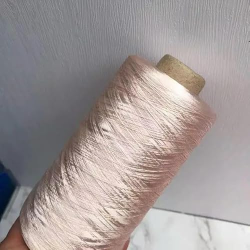 Weiches, glattes, dünnes Eisseide-Garn zum Stricken, Häkeln, Weben, Nähen, feines Spitzengarn, 500 g Weiches, glattes, dünnes Eisseide-Garn zum Stricken, Häkeln, Weben, Nähen, feines Spitzengarn, 500 g von ROCILA