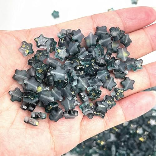 30 Stück 8 mm fünfzackige sternförmige matte Glasperlen, lose Abstandsperlen für die Schmuckherstellung, DIY, handgefertigte Armbänder, Ohrringe 30 Stück 8 mm fünfzackige sternförmige matte Glasperlen, lose Abstandsperlen für die Schmuckherstellung, DIY, handgefertigte Armbänder, Ohrringe von ROCILB