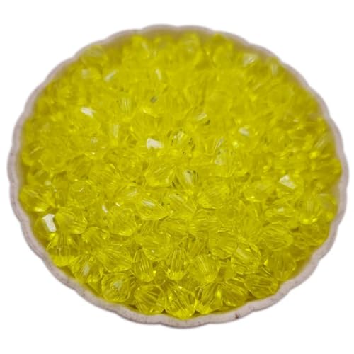 300 Stück/Set 4 mm/5 mm/6 mm/8 mm transparente, bonbonfarbene Spike-Acryl-Loseperlen für die Herstellung von Halsketten, Armbändern und Schmuck von ROCILB