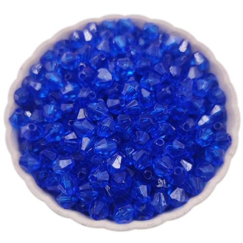 300 Stück/Set 4 mm/5 mm/6 mm/8 mm transparente, bonbonfarbene Spike-Acryl-Loseperlen für die Herstellung von Halsketten, Armbändern und Schmuck von ROCILB