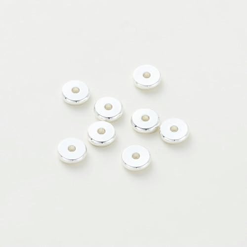 50 stücke/lot 14K/18K Gold Farbe Überzogen Messing Runde Spacer Perlen Flache Armband Perlen für DIY Schmuck Zubehör 50 stücke/lot 14K/18K Gold Farbe Überzogen Messing Runde Spacer Perlen Flache Armband Perlen für DIY Schmuck Zubehör von ROCILB