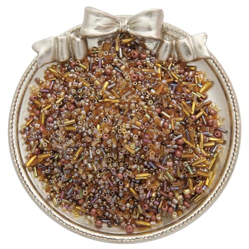 800 Stück Gemischte Glasperlen in verschiedenen Formen, Japan Toho Spacer Beads für DIY Hochzeit Handwerk Damen Bekleidung Zubehör 800 Stück Gemischte Glasperlen in verschiedenen Formen, Japan Toho Spacer Beads für DIY Hochzeit Handwerk Damen Bekleidung Zubehör von ROCILB