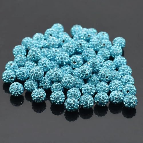 Mischfarben Strass Kristallkugel Perlen Spacer Perlen für Schmuckherstellung Armband DIY Zubehör Mischfarben Strass Kristallkugel Perlen Spacer Perlen für Schmuckherstellung Armband DIY Zubehör von ROCILB