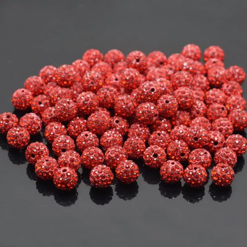 Mischfarben Strass Kristallkugel Perlen Spacer Perlen für Schmuckherstellung Armband DIY Zubehör Mischfarben Strass Kristallkugel Perlen Spacer Perlen für Schmuckherstellung Armband DIY Zubehör von ROCILB