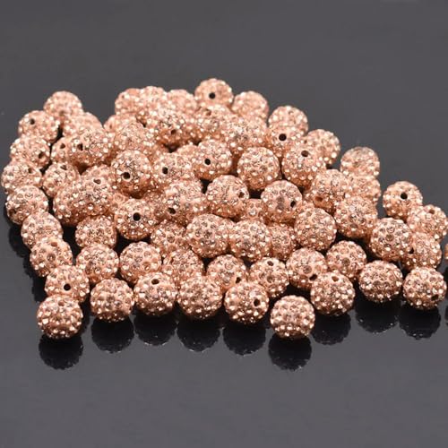 Mischfarben Strass Kristallkugel Perlen Spacer Perlen für Schmuckherstellung Armband DIY Zubehör Mischfarben Strass Kristallkugel Perlen Spacer Perlen für Schmuckherstellung Armband DIY Zubehör von ROCILB