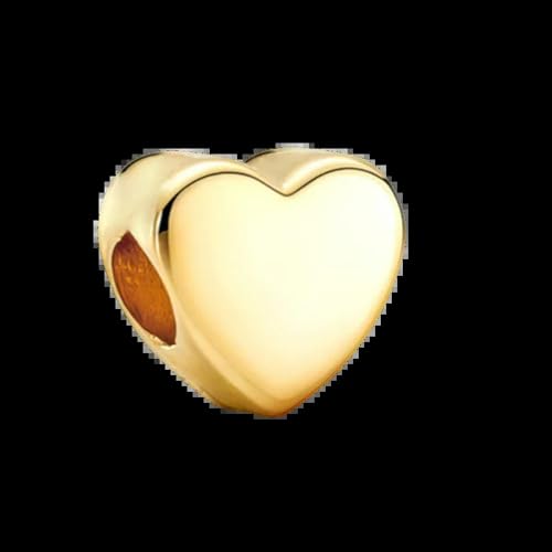 ROCILB 2 Stück Funkelnde Herz-Clip-Stern-Charm-Perlen für Schlangenarmband-Halskettenperlen für DIY-Schmuck Damenschmuck von ROCILB