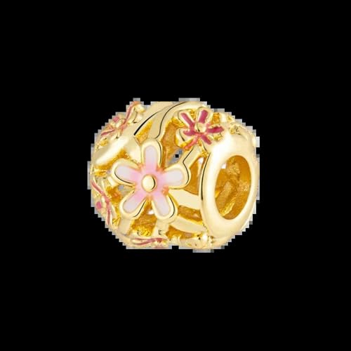 ROCILB 2 Stück Funkelnde Herz-Clip-Stern-Charm-Perlen für Schlangenarmband-Halskettenperlen für DIY-Schmuck Damenschmuck von ROCILB