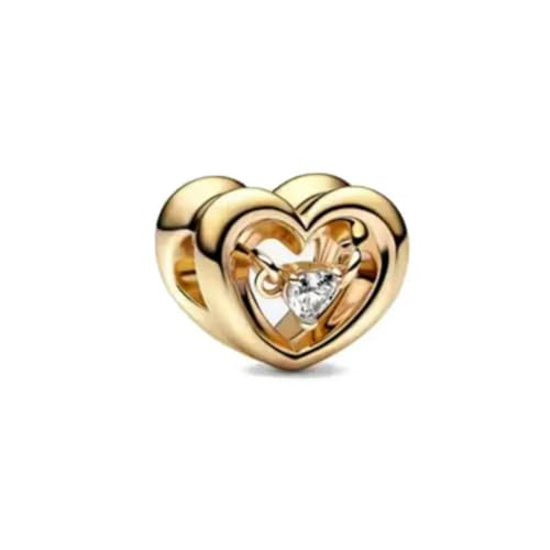 ROCILB 2 Stück silbervergoldete Bienen-Traumfänger-Anhängerperlen, passend für europäischen Armbandschmuck ROCILB 2 Stück silbervergoldete Bienen-Traumfänger-Anhängerperlen, passend für europäischen Armbandschmuck von ROCILB