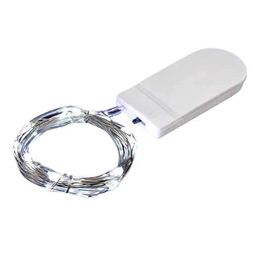 ROCKIA Dekorative Lichterketten, 1 m Kupferdraht Sternlichter, LED-Lichterketten, wasserdichte Glühwürmchen-Lichter aus Kupferdraht, Lichterketten ROCKIA Dekorative Lichterketten, 1 m Kupferdraht Sternlichter, LED-Lichterketten, wasserdichte Glühwürmchen-Lichter aus Kupferdraht, Lichterketten von ROCKIA
