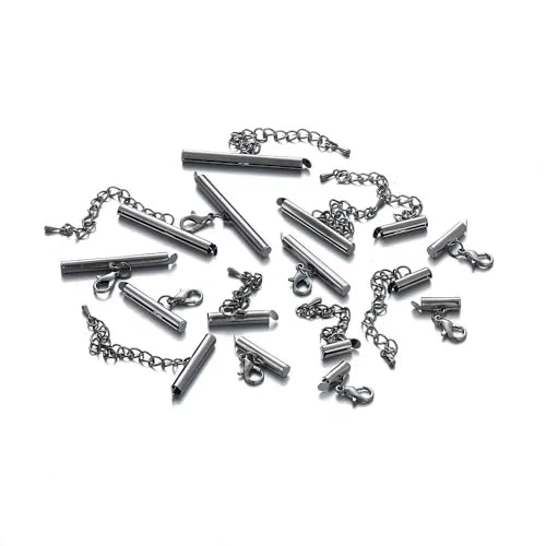ROCKPOEM Karabinerverschlüsse, 10–40 mm, für Schlüsselanhänger, Armband, Endverbinder, Schiebeverschluss, Verlängerungskette für DIY-Schmuck, 20 Stück ROCKPOEM Karabinerverschlüsse, 10–40 mm, für Schlüsselanhänger, Armband, Endverbinder, Schiebeverschluss, Verlängerungskette für DIY-Schmuck, 20 Stück von ROCKPOEM