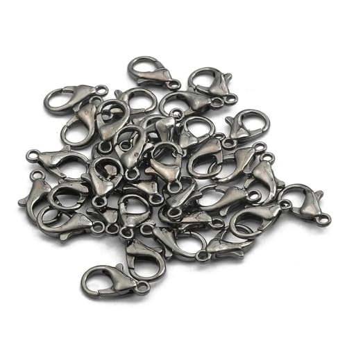 ROCKPOEM Karabinerverschlüsse, Schlüsselanhänger, Modeschmuck, Verbindungsstück für Halsketten, Armbänder, Ketten, 20 Stück von ROCKPOEM