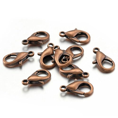 ROCKPOEM Karabinerverschluss für Schlüsselanhänger, 10 - 18 mm, für Schmuckherstellung, Komponenten, DIY, Armband, Halskette, Haken, Kette, 100 Stück ROCKPOEM Karabinerverschluss für Schlüsselanhänger, 10 - 18 mm, für Schmuckherstellung, Komponenten, DIY, Armband, Halskette, Haken, Kette, 100 Stück von ROCKPOEM
