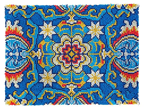 Knüpfhaken-Teppich-Set, DIY-Knüpfhaken klassisches Teppichherstellungs-Set für Erwachsene Kinder Kreuzstich-Set Teppichherstellung Kissen Handarbeit für Anfänger Heimdekoration klassisch 60 × 42 cm Knüpfhaken-Teppich-Set, DIY-Knüpfhaken klassisches Teppichherstellungs-Set für Erwachsene Kinder Kreuzstich-Set Teppichherstellung Kissen Handarbeit für Anfänger Heimdekoration klassisch 60 × 42 cm von ROCKY&CHAO