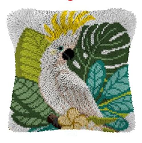 ROCKY&CHAO DIY Knüpfhaken Kits Kissenbezug Stickerei Teppich Set Nadelarbeit Kissenbezug Sofa Kissenbezug Bastelsets 43,2 x 43,2 cm ROCKY&CHAO DIY Knüpfhaken Kits Kissenbezug Stickerei Teppich Set Nadelarbeit Kissenbezug Sofa Kissenbezug Bastelsets 43,2 x 43,2 cm von ROCKY&CHAO