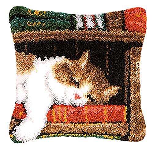ROCKY&CHAO Myriad Choices Kissenbezug DIY Knüpfkissen Set Kreuzstich Stickerei 43x43cm Selber Machen Set Latch Hook Kit für Kinder und Erwachsene zum Selber Knüpfen ROCKY&CHAO Myriad Choices Kissenbezug DIY Knüpfkissen Set Kreuzstich Stickerei 43x43cm Selber Machen Set Latch Hook Kit für Kinder und Erwachsene zum Selber Knüpfen von ROCKY&CHAO