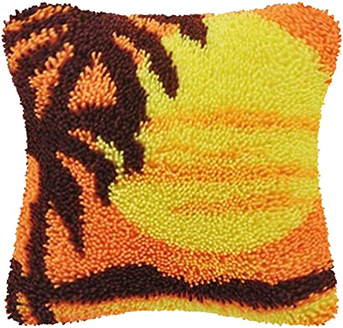 ROCKY&CHAO Myriad Choices Knüpfteppich Zum Selber Knüpf-Sets mit Kissen knüpfen 43x43cm Kissenbezug für Erwachsene und Kinder Latch Hook Kit Heimaccessoire, Wandkunst ROCKY&CHAO Myriad Choices Knüpfteppich Zum Selber Knüpf-Sets mit Kissen knüpfen 43x43cm Kissenbezug für Erwachsene und Kinder Latch Hook Kit Heimaccessoire, Wandkunst von ROCKY&CHAO