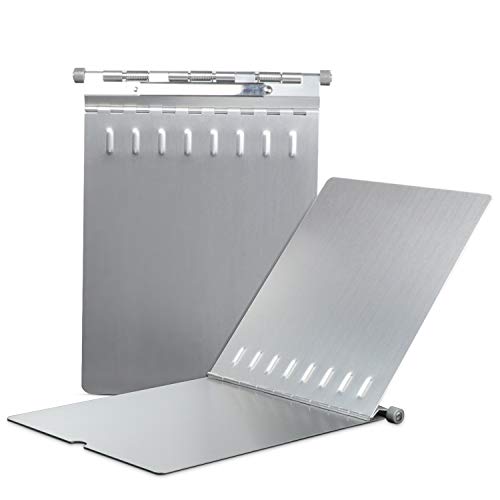 ROCOFF Metall-Klemmbrett, Aluminium, robustes Klemmbrett mit Abdeckung, Papierhalter in Briefgröße mit hoher Kapazität, ideal für Geschäft oder Studium ROCOFF Metall-Klemmbrett, Aluminium, robustes Klemmbrett mit Abdeckung, Papierhalter in Briefgröße mit hoher Kapazität, ideal für Geschäft oder Studium von ROCOFF