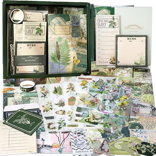 ROEOWENE 410 PCS Scrapbook Zubehör Bullet Journal Sticker DIY Scrapbook Set Mädchen Scrapbooking Zubehör Bastelpapier Aesthetic Notizbuch Bastelset Kinder Tagebuch Weihnachten Geschenke ab 6-12-Grün ROEOWENE 410 PCS Scrapbook Zubehör Bullet Journal Sticker DIY Scrapbook Set Mädchen Scrapbooking Zubehör Bastelpapier Aesthetic Notizbuch Bastelset Kinder Tagebuch Weihnachten Geschenke ab 6-12-Grün von ROEOWENE