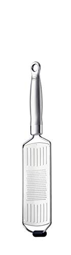 RÖSLE Feinreibe, Hochwertige Reibe für Parmesan, Gewürze, Zitrone, Schokolade oder Ingwer, mit Silikonstandfuß, Edelstahl 18/10, inkl. Schutzcover, Schwarz RÖSLE Feinreibe, Hochwertige Reibe für Parmesan, Gewürze, Zitrone, Schokolade oder Ingwer, mit Silikonstandfuß, Edelstahl 18/10, inkl. Schutzcover, Schwarz von RÖSLE