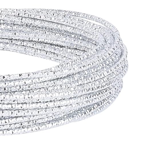 Aluminiumdraht 2 mm Diamantstrukturierter Aluminium-Schmuckdraht Kunst- und Basteldraht for die Herstellung von Ornamenten und andere handgefertigte Schmuckstücke Für Schmuckherstellung Handwerk Model Aluminiumdraht 2 mm Diamantstrukturierter Aluminium-Schmuckdraht Kunst- und Basteldraht for die Herstellung von Ornamenten und andere handgefertigte Schmuckstücke Für Schmuckherstellung Handwerk Model von ROEUIPG