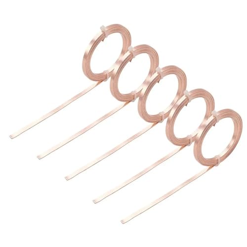 Aluminiumdraht 5 Rollen, 3,0 mm, 5 mm, flacher Aluminiumdraht, Schmuckzubehör for die Schmuckherstellung, DIY-Halsketten, Armbänder, Ohrringe, ca. 2 m/Rolle Für Schmuckherstellung Handwerk Modellbau(P Aluminiumdraht 5 Rollen, 3,0 mm, 5 mm, flacher Aluminiumdraht, Schmuckzubehör for die Schmuckherstellung, DIY-Halsketten, Armbänder, Ohrringe, ca. 2 m/Rolle Für Schmuckherstellung Handwerk Modellbau(P von ROEUIPG