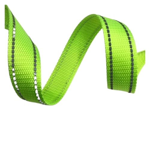 Nylonband 15 mm, 45,7 m, reflektierende Leine, Polyester-Gurtband, 1 mm dick, DIY-Haustierhalsband, Rucksackgurt, Gürtel, Nähzubehör, 10 Farben Für Buntes Gurtband, Zum Basteln, Halsband Für Hau(Green Nylonband 15 mm, 45,7 m, reflektierende Leine, Polyester-Gurtband, 1 mm dick, DIY-Haustierhalsband, Rucksackgurt, Gürtel, Nähzubehör, 10 Farben Für Buntes Gurtband, Zum Basteln, Halsband Für Hau(Green von ROEUIPG
