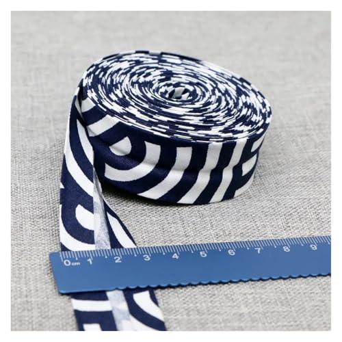 ROEUIPG Nylonband Bedrucktes Schrägband, Stoffstreifen for Basteln, Nähen, for Kleidung, Größe 25 mm x 5 m Für Buntes Gurtband, Zum Basteln, Halsband Für Hau(06) von ROEUIPG