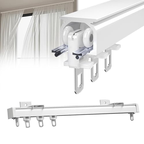 Deckengardinenschiene Deckenschiene, Metall-Legierung Raumteiler, Einläufig Gardinenschiene Aus Aluminium, An Decke Oder Wand Montieren, Anwendbar In Fenstern, Schlafzimmern ( Color : B , Size : 2m/6. Deckengardinenschiene Deckenschiene, Metall-Legierung Raumteiler, Einläufig Gardinenschiene Aus Aluminium, An Decke Oder Wand Montieren, Anwendbar In Fenstern, Schlafzimmern ( Color : B , Size : 2m/6. von ROFBIHG