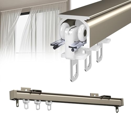 Deckengardinenschiene Deckenschiene, Metall-Legierung Raumteiler, Einläufig Gardinenschiene Aus Aluminium, An Decke Oder Wand Montieren, Anwendbar In Fenstern, Schlafzimmern ( Color : C (track turner) Deckengardinenschiene Deckenschiene, Metall-Legierung Raumteiler, Einläufig Gardinenschiene Aus Aluminium, An Decke Oder Wand Montieren, Anwendbar In Fenstern, Schlafzimmern ( Color : C (track turner) von ROFBIHG