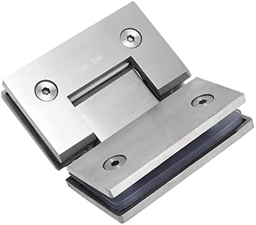 Glasketten, Möbelbeschläge Zubehör for Schrankscharniere mit sanftem Schließmechanismus, Scharniere for Glastüren aus Edelstahl 304, 135-Grad-Schiffsyachtzubehör, Scharnier for Glasduschkabinen von ROHCGHC