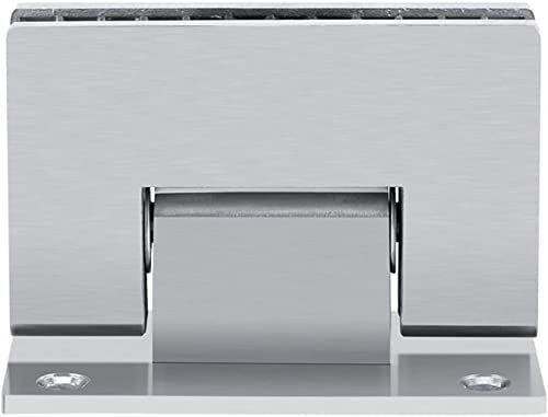 ROHCGHC Glasketten, Möbelbeschläge Soft-Close-Schrankscharnierzubehör, Edelstahlscharniere for Duschglastüren, 90-Grad-Glasclips, bidirektionale Wand-Glas-Rahmen von ROHCGHC