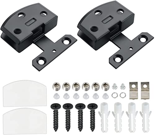 ROHCGHC Glasketten, Möbelbeschläge Zubehör for Schrankscharniere mit sanftem Schließmechanismus, 2-teiliges Scharnier aus porenfreiem Glas, Klemmbeschläge aus Edelstahl for Schränke von ROHCGHC